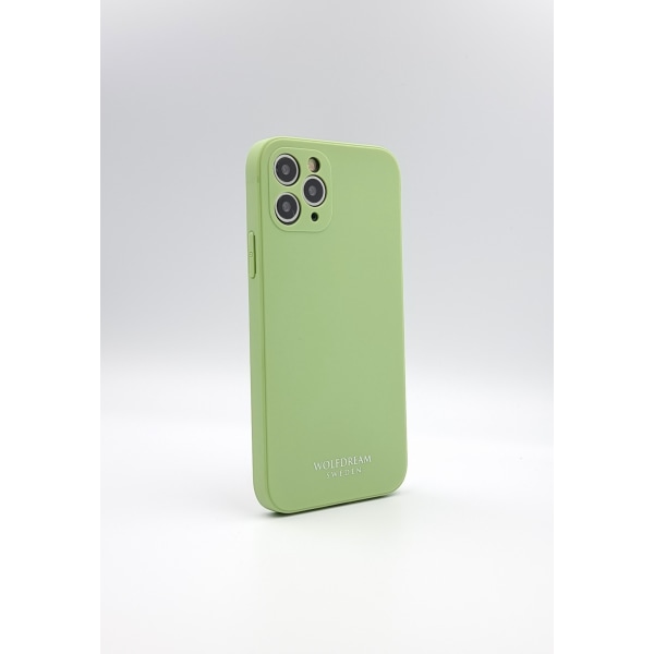 Oliv Grön TPU silikon skal med kamera skydd till Iphone 12PROMAX grön