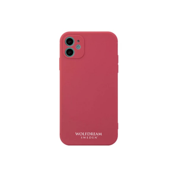 Morot Röd TPU silikon skal med kamera skydd till Iphone 11 röd