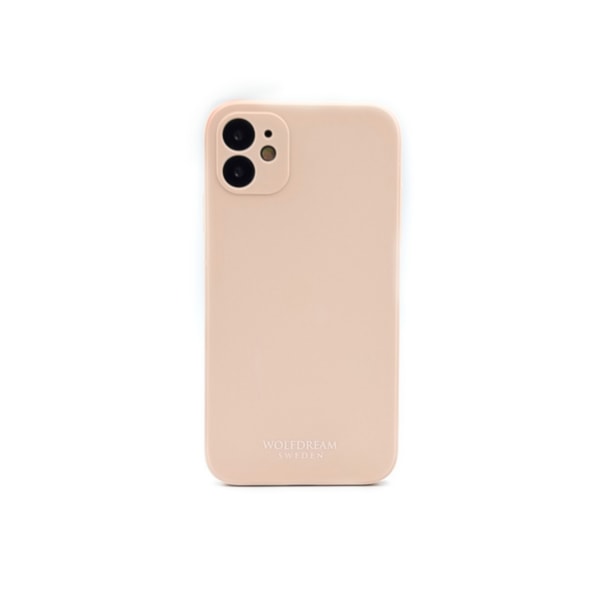 Pink TPU silikon skal med kamera skydd till Iphone 12 rosa