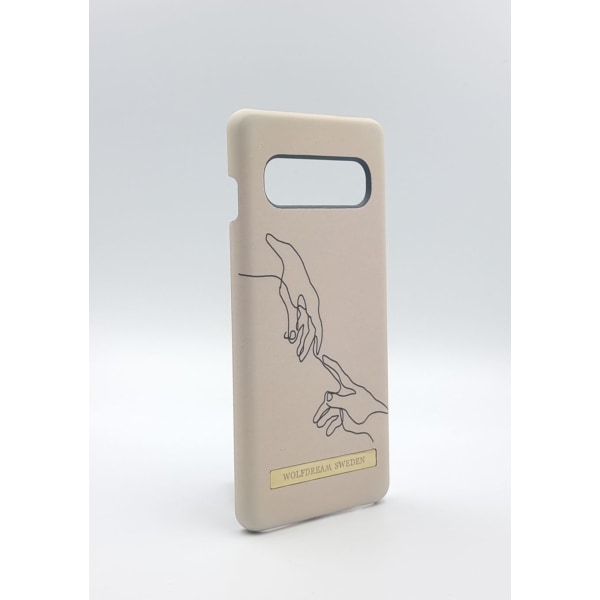 DIFFERENCE OF TOUCH - Beige Magnetskal till Samsung S10PLUS beige