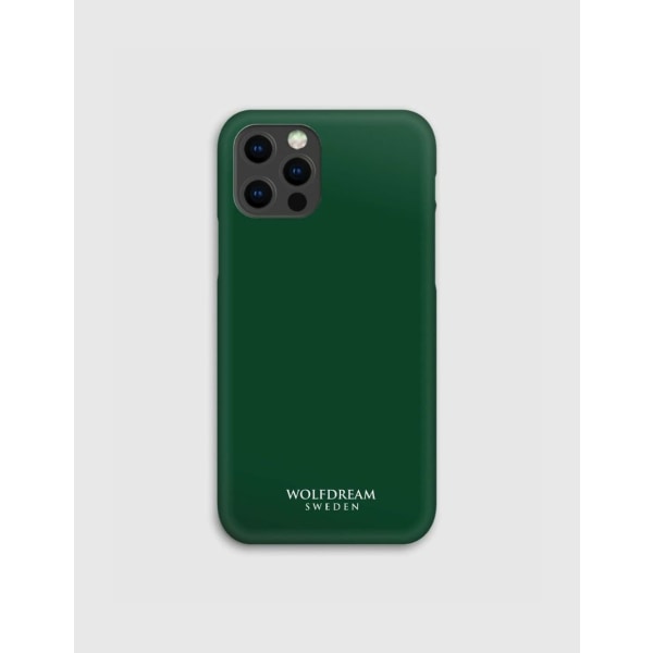 Dark Green-MOBILSKAL I TPU TILL IPHONE 12MINI grön