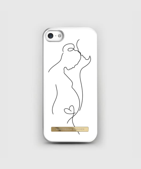 UNCONDITIONAL LOVE- Vit mobilskal till Iphone SE 2020 vit