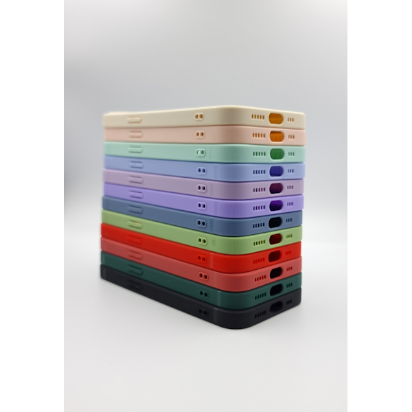 Oliv Grön TPU silikon skal med kamera skydd till Iphone 12PRO grön