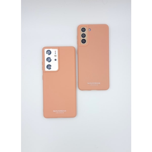 Coral Orange- TPU silikon mobilskal till Samsung S22ultra orange