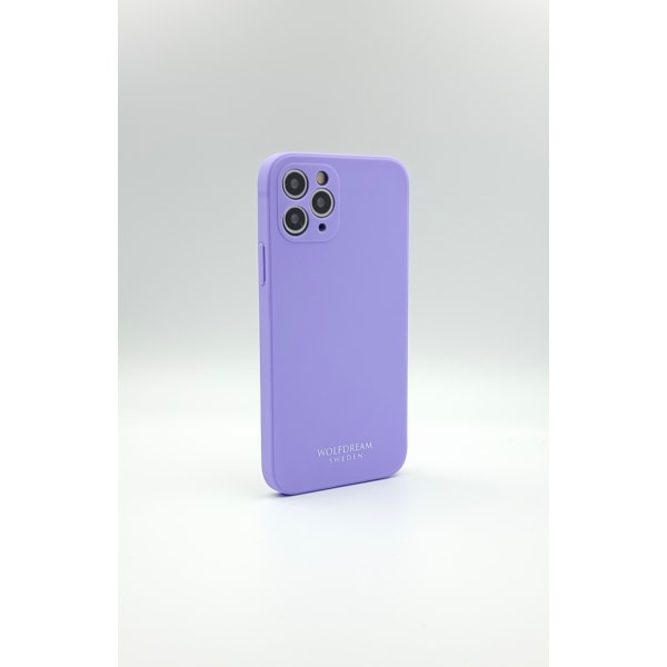 Lila TPU silikon skal med kamera skydd till Iphone 13PRO lila