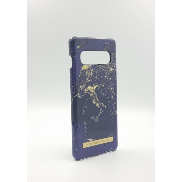 WORLD LIGHTS - Magnetskal till Samsung S10PLUS blå
