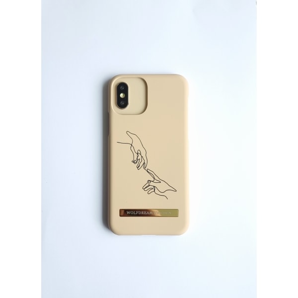 DIFFERENCE OF TOUCH -Beige  Magnetskal till Iphone XR beige