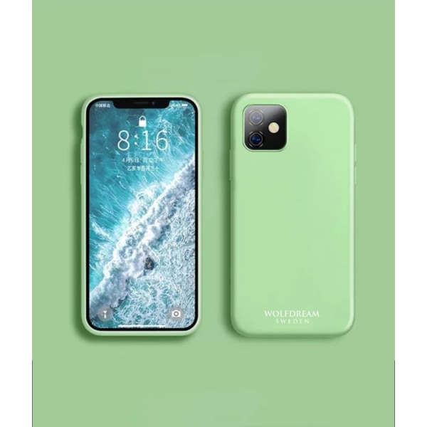 Mint Green -MOBILSKAL I TPU TILL IPHONE 13PRO grön