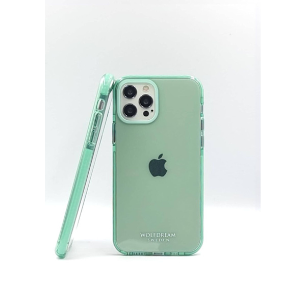 Ciao Green Transparent skal till Iphone 12PROMAX grön