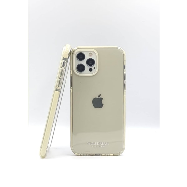 Ciao Cream Transparent skal till Iphone  12/12PRO beige
