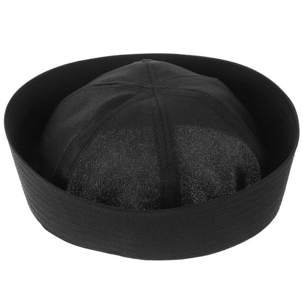 Sjömanshatt maskeradkaptensmössa marin yachtbåtskeps svart polyester 1-pack