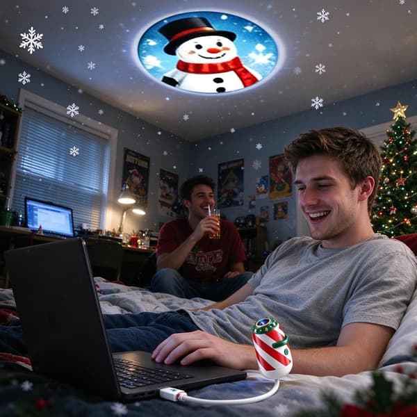 Merry Ride Julbilsprojektor - För vägg och tak