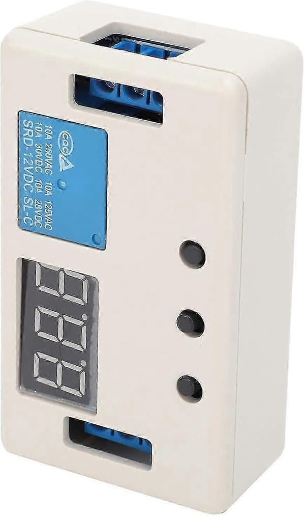 DC 12V timerrelä, digitalt automatiseringstimerrelä, programmerbar timer med vattentätt skydd