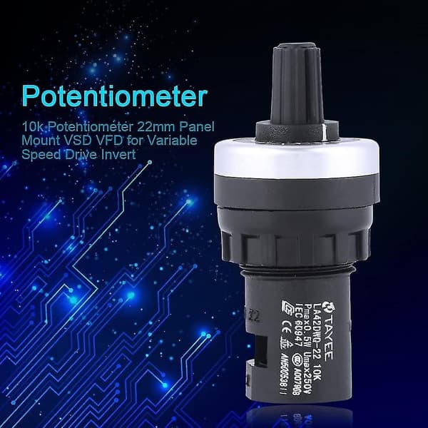 VSD Potentiometer Rotationssats Potentiometer Variabel hastighet 10 K