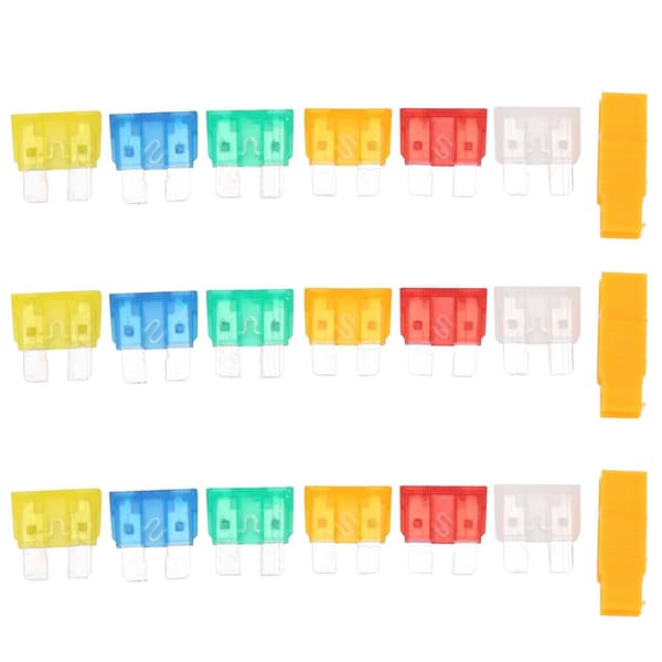 121-pack bilsäkringar (flatstift) 5-30A sortiment