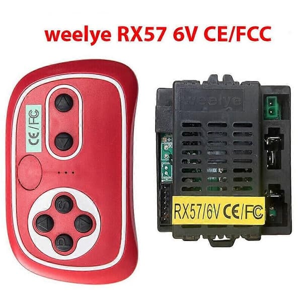 weelye RX57 6V 12V Mottagare CE/FCC Barn Elbil 2.4G Bluetooth-sändare