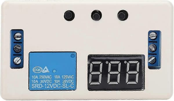 DC 12V timerrelä, digitalt automatiseringstimerrelä, programmerbar timer med vattentätt skydd