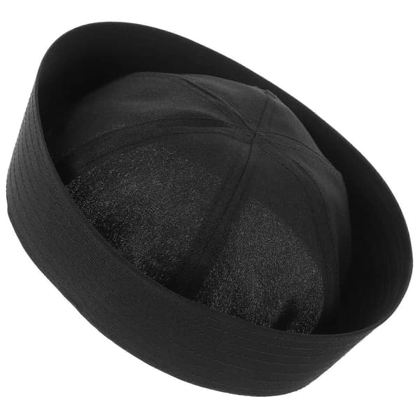Sjömanshatt maskeradkaptensmössa marin yachtbåtskeps svart polyester 1-pack