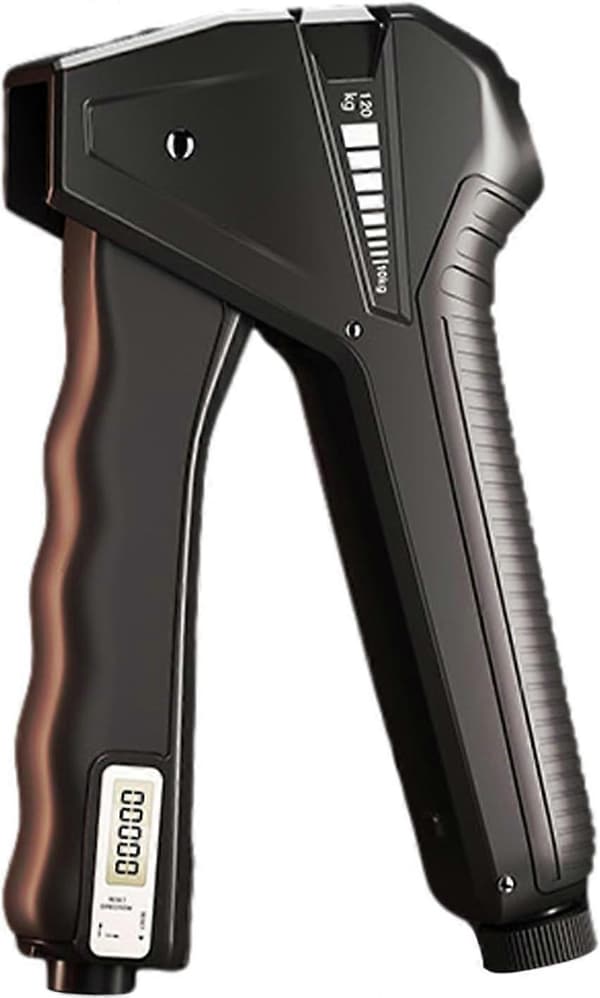 Håndtræner Grip Strengthener, Grip Strength Trainer, Justerbar Håndgrebstræner, Rustfri Fingertræner (Sort)
