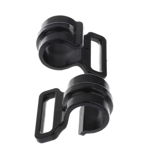 10 stk. Klemmer Presenningsklips Markiseklemme Fellklips Telthenger Campingklemmekroker Black 11*20*6mm