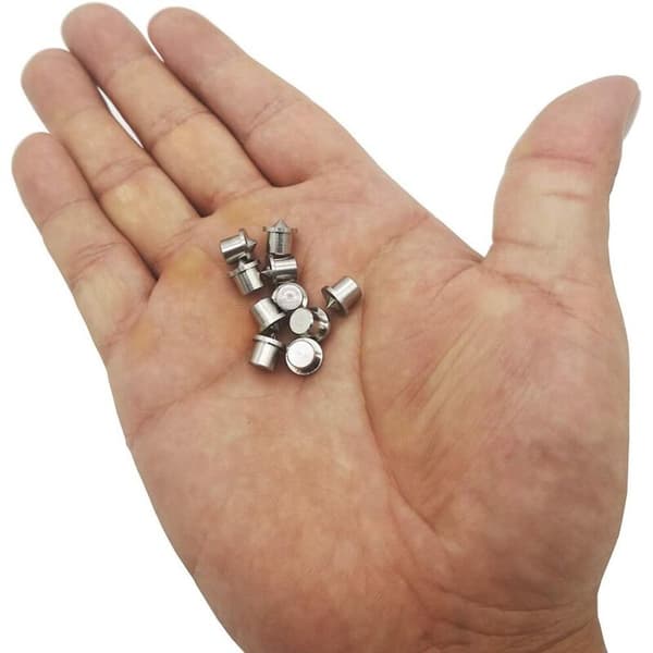 Trædyveljusteringsværktøj, markør borecenterpunkt, 6 mm (10 stk.)