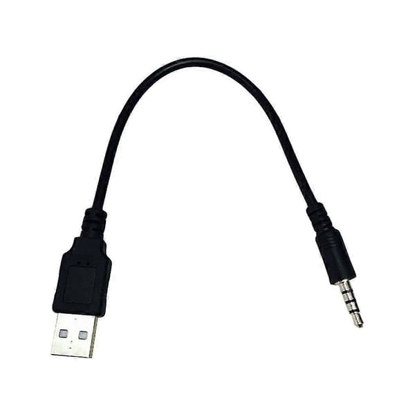 Fiauli 3,5 mm han til USB AUX Jack Audio Kabel Oplader Adapter Ledning til Bil MP3