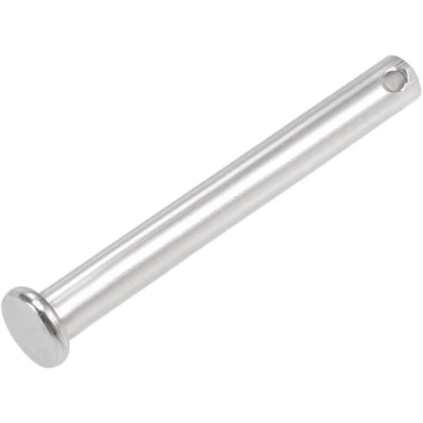 Fladhoved låsestift - Pakke med 4 - 304 rustfrit stål - Robust fastgørelse 8x70mm - Industriel