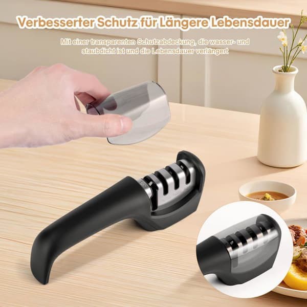 4-i-1 Knivsliber - Professionel Sliber - Ergonomisk Køkken