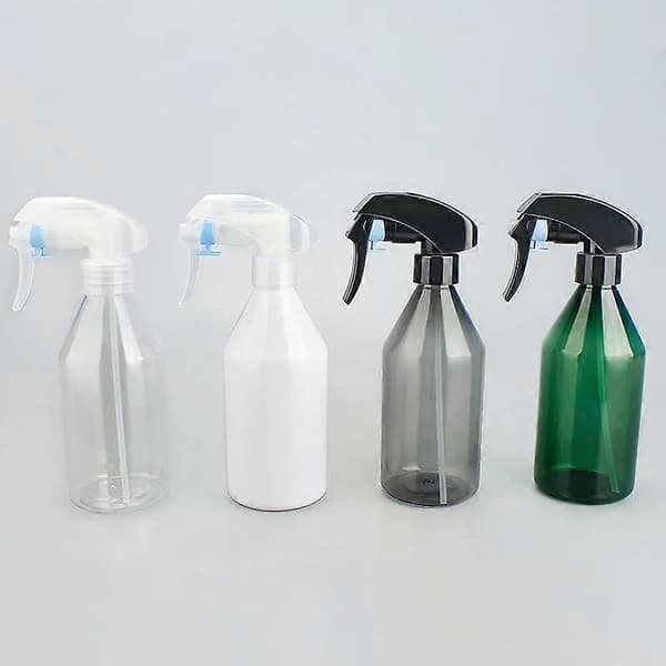 300 ml vattensprutflaskor i plast, återanvändbara, för växter, blommor, frisör, påfyllningsbar flaska White