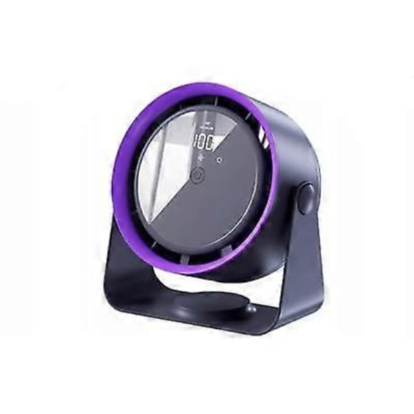 Cooling Ace, Coldeez Cooling Ace, Pöytämallinen seinälle asennettava siivuton tuuletin grey plug in use