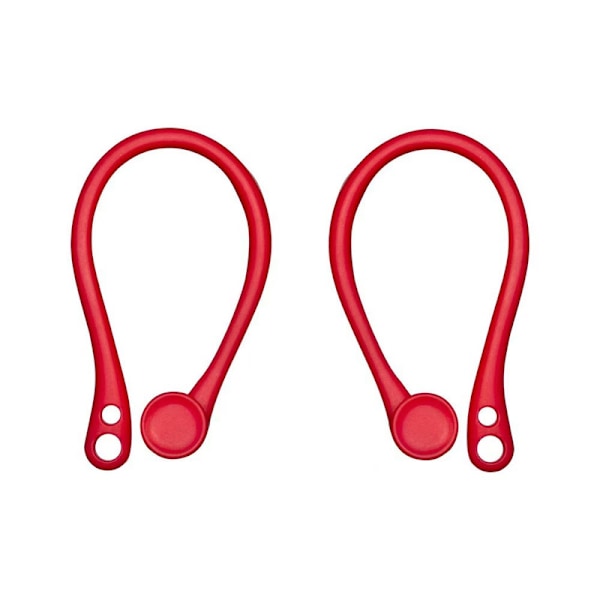 AirPods-krokar Öronkrokar Silikon Öronkrokar Red