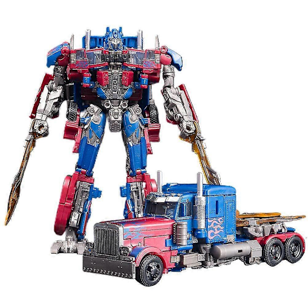 Deformerbar Bilrobot Leksak Deformation Leksak Bärbar Deformation Bilmodell Barnleksaker Legering Deformation Leksaker Present Till Barn (Optimus Prime 6022a)