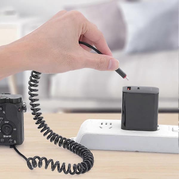 Ny NP-FW50 Dummy Batteri DC Strøm AC Adapter AC-PW20 til So- Alpha A6400 ILCE-6400 6500 6300 6000 5100