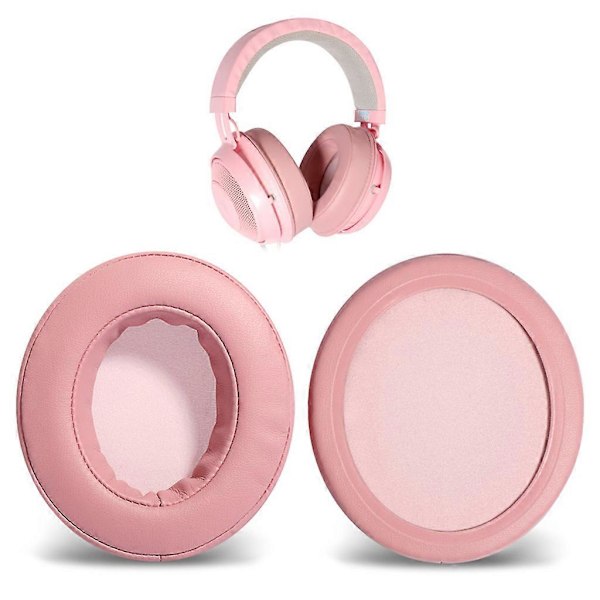 Øreputer i skinn med memory foam og hodebøylepute for Razer Kraken X Headset Gray 2