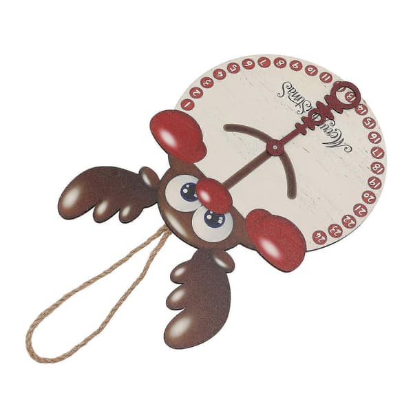 Jul Älg Poppel Träskylt Väggdekor - Hängande Ornament för Hemmet