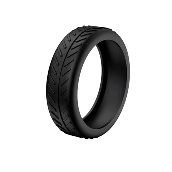 Mjuka silikonhjulskydd för resväska, ljuddämpande hjulskydd för affärsresor Black 1pcs