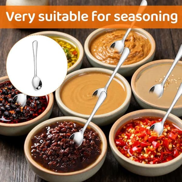 Liten tesked, 12-pack miniserveringssked, serveringssked, liten sked, tesked, den kan