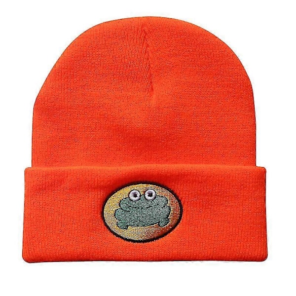 Parappa The Rapper Beanie - Broderad Vintermössa för Män och Kvinnor Red