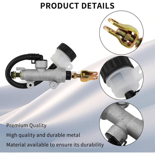 Bakre bremsemasterpumpe for Yamaha Kawasaki