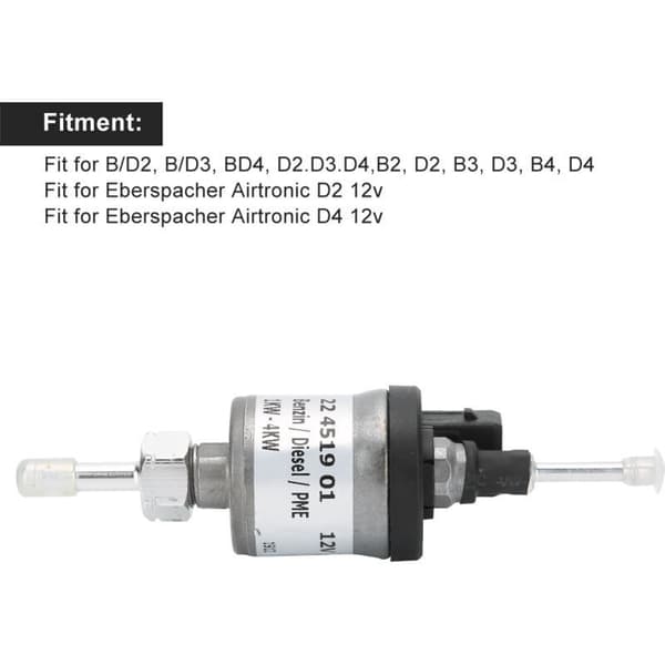 Drivstoffmålepumpe, dieselvarmer egnet for Eberspacher Airtronic D2/D4 12V 22451901