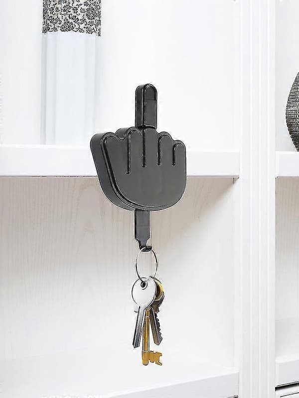Nøgleholder med langfinger, nøglestativ med langfinger, selvklæbende nøglekrog