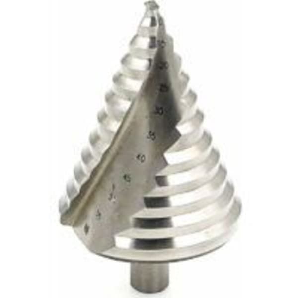 Stor HSS Trinbor - Titanium Højhastighedsstål - 6 til 60 mm - Bor til aluminiumsplade