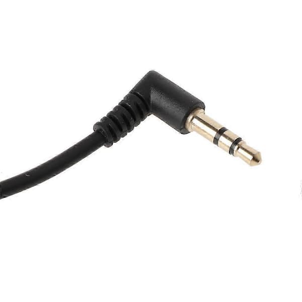 90 Graders Vinkelret 3,5 mm Jack Han til Han Stereo Lydkabel Til Bil AUX