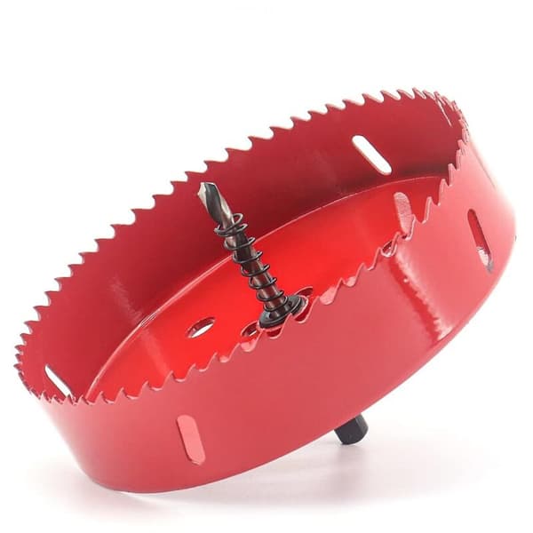 150 mm hullsag med senterbor, HSS M42 Bi-metall kjernebor for tre, gipsplater, plast og gips