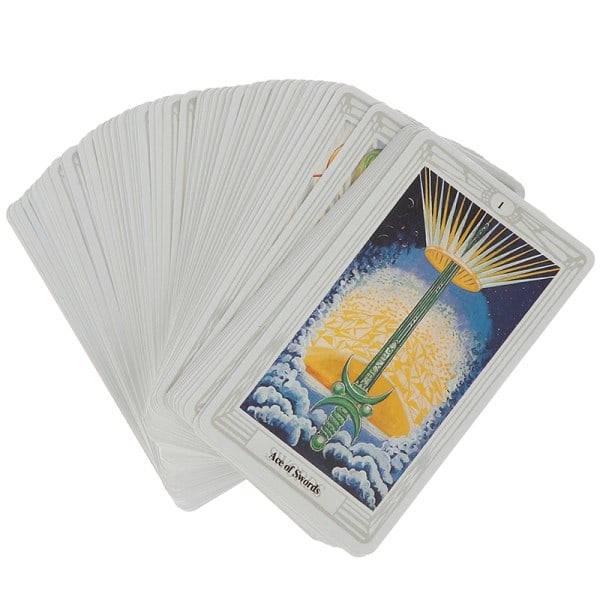 78 Kort Egyptisk Mytologi Aleister Crowley Thoth Tarot - Perfekt Flerfarvet én størrelse