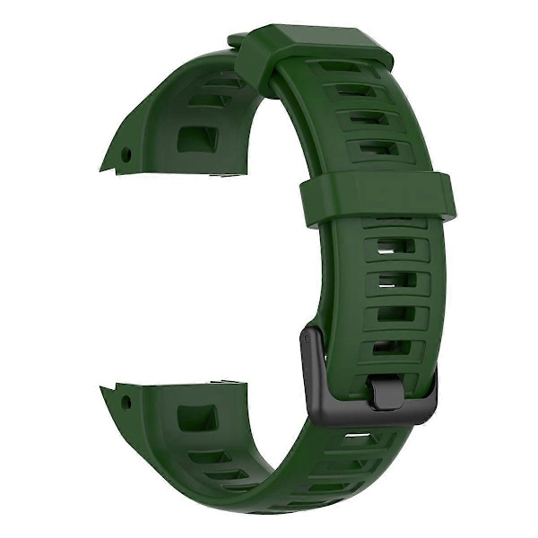Silikon Klokkereim for Garmin Instinct Tactical/Instinct Tide/Instinct 2/Instinct Armbånd med Svart Spenne Army Green