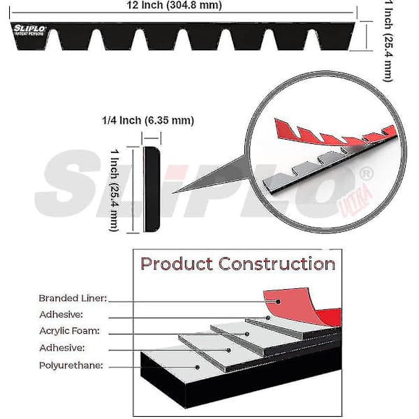 Sliplo Ultra Universal Front Bumper Skrabebeskytter Skridplade Kofangerbeskyttelse til sænkede biler, kulfibersplittere og eftermarkeds læber, a