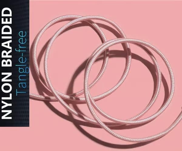 2025 Senaste modell USB-C-kabel Typ C Snabbladdningskabel för Samsung Galaxy A12 / A32 / A42 / A52 / A72 Nylonflätad Android-telefonladdare