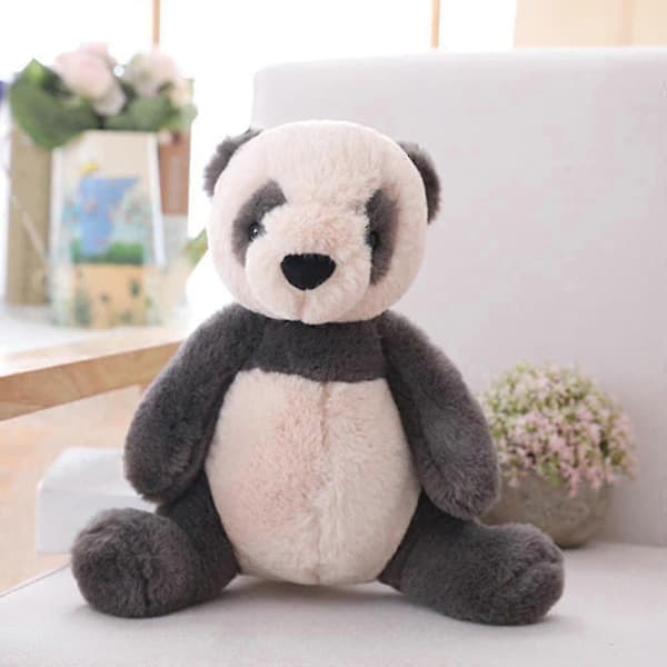 Udstoppede dyr til babyer, børneværelse, sofa, stue, dinosaur 30 cm panda 30cm as described