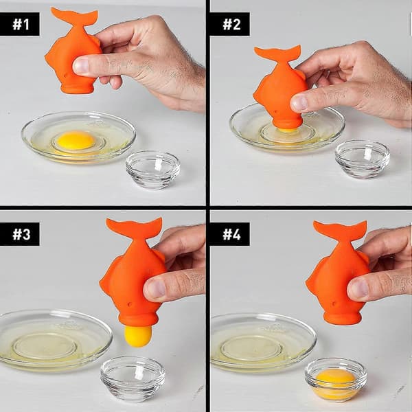 1-delt Yolkfish Eggeplommeseparator